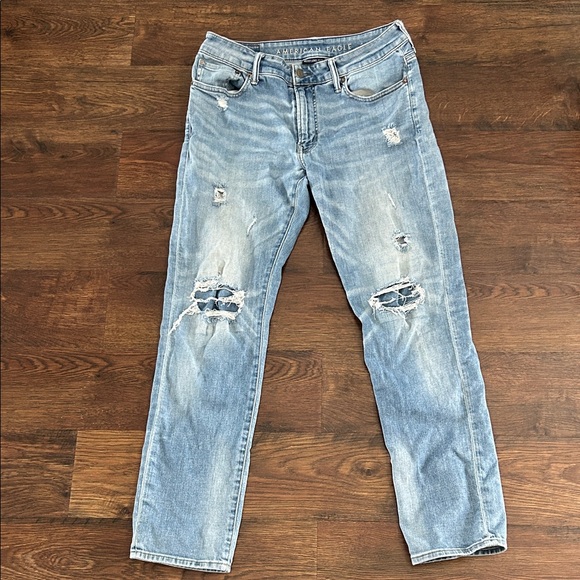 Men's American Eagle Jeans Next Level Flex Distressed Denim | Men's Jeans Denim - Picture 1 of 7